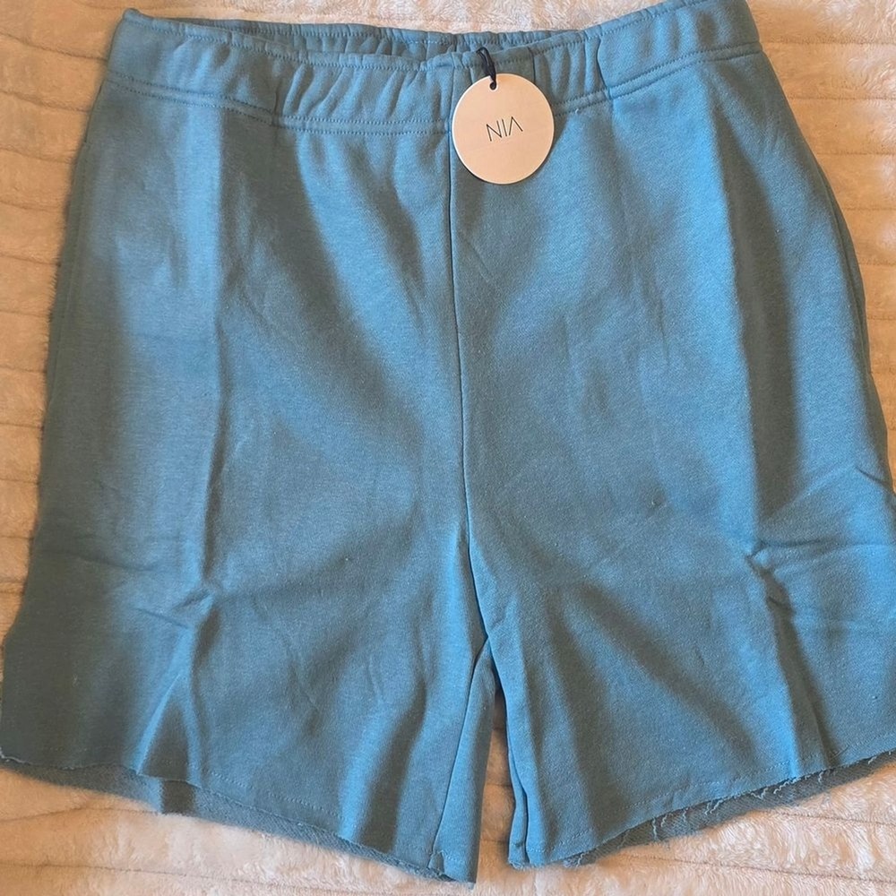 NIA Teal Shorts — High-Comfort Women's Casual Shorts Medium